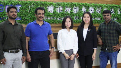 印度客户来中国进口抖奶视频APP免费下载品牌健身器材