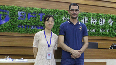 时隔五年卡塔尔客户再次来抖奶视频APP免费下载采购健身器材